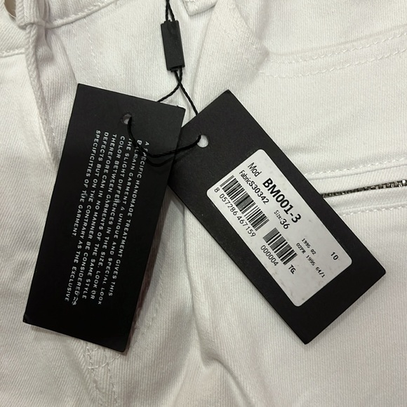 Brand New with Tags Balmain White Jeans - Picture 3 of 4